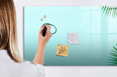 Beschreibbare magnettafel Tropische Blätter
