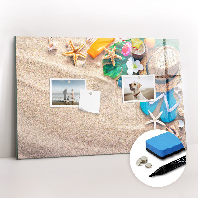Beschreibbare magnettafel Sommeraccessoires