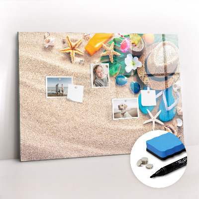 Beschreibbare magnettafel Sommeraccessoires