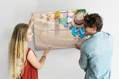 Beschreibbare magnettafel Sommeraccessoires