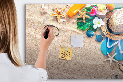 Beschreibbare magnettafel Sommeraccessoires