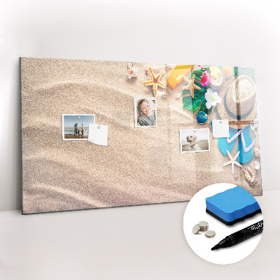 Beschreibbare magnettafel Sommeraccessoires
