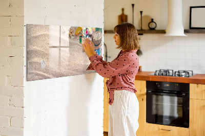 Beschreibbare magnettafel Sommeraccessoires