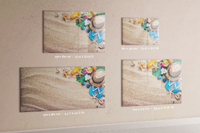Beschreibbare magnettafel Sommeraccessoires