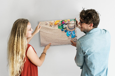 Beschreibbare magnettafel Sommeraccessoires