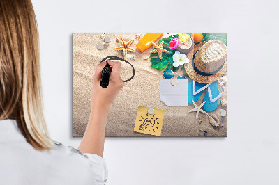 Beschreibbare magnettafel Sommeraccessoires