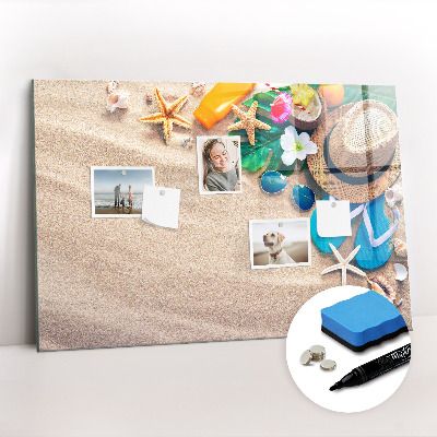 Beschreibbare magnettafel Sommeraccessoires