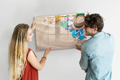 Beschreibbare magnettafel Sommeraccessoires
