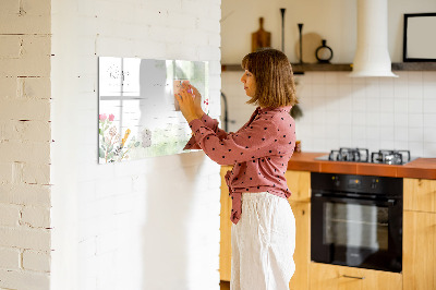 Magnetische Schreibtafel Platz für das Rezept