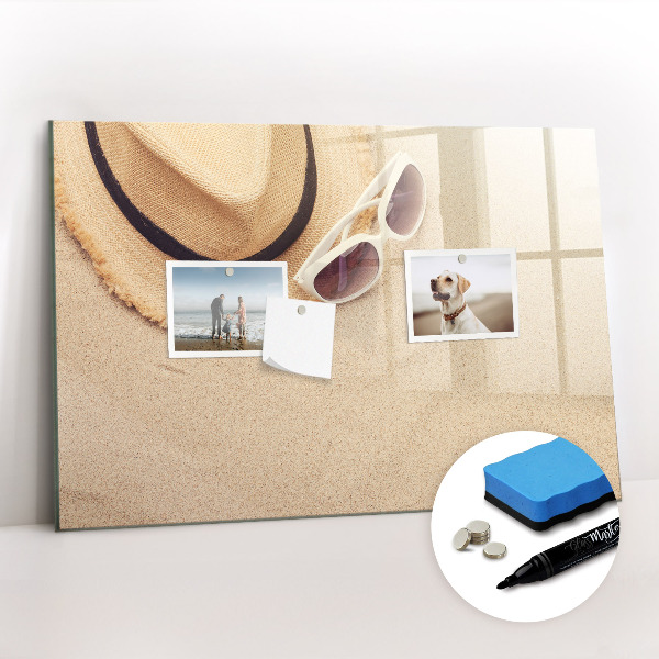 Beschreibbare magnettafel Sommeraccessoires