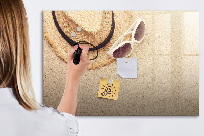 Beschreibbare magnettafel Sommeraccessoires