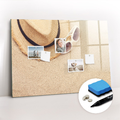 Beschreibbare magnettafel Sommeraccessoires