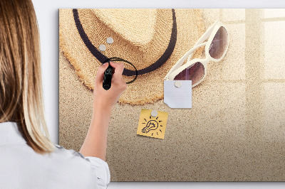 Beschreibbare magnettafel Sommeraccessoires