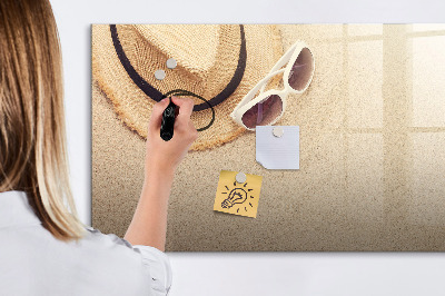 Beschreibbare magnettafel Sommeraccessoires