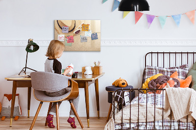 Beschreibbare magnettafel Sommeraccessoires