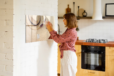 Beschreibbare magnettafel Sommeraccessoires