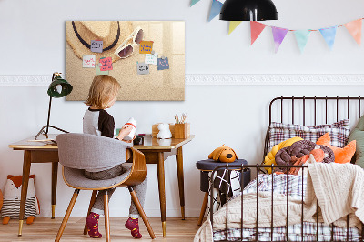 Beschreibbare magnettafel Sommeraccessoires