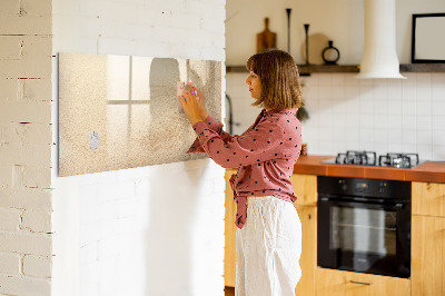 Magnettafel mit Marker Abstrakte Blätter