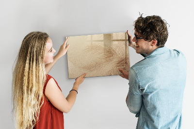 Magnettafel mit Marker Abstrakte Blätter