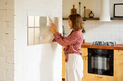 Magnettafel mit Marker Abstrakte Blätter