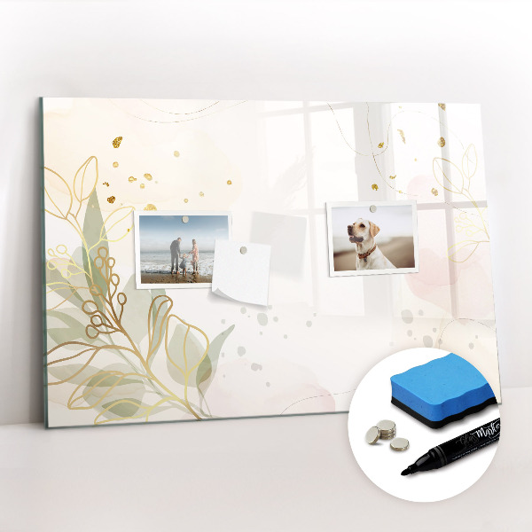 Beschreibbare magnettafel Pastellabstraktion