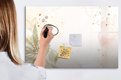 Beschreibbare magnettafel Pastellabstraktion