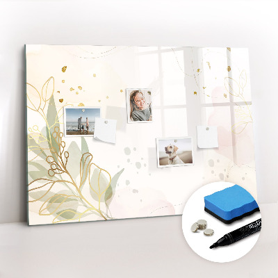 Beschreibbare magnettafel Pastellabstraktion