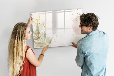 Beschreibbare magnettafel Pastellabstraktion
