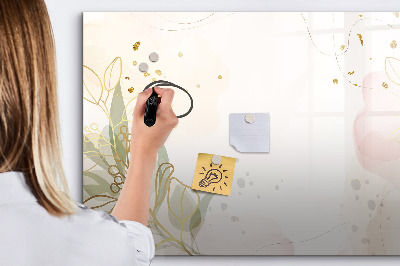 Beschreibbare magnettafel Pastellabstraktion