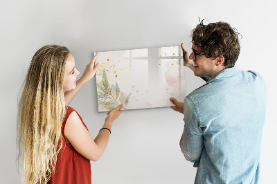 Beschreibbare magnettafel Pastellabstraktion
