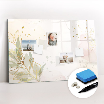 Beschreibbare magnettafel Pastellabstraktion