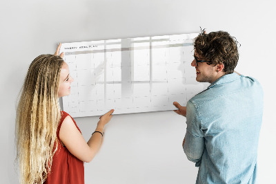 Beschreibbare magnettafel Minimalistisches Menü