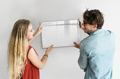 Magnettafel mit Marker Einfaches Menü