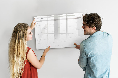 Magnettafel mit Marker Einfaches Menü