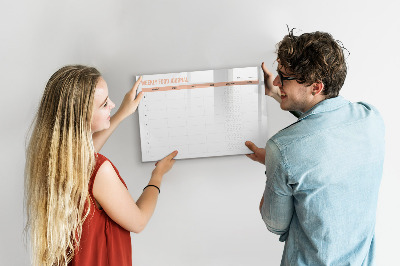 Magnetische Schreibtafel Wöchentlicher Essensplaner