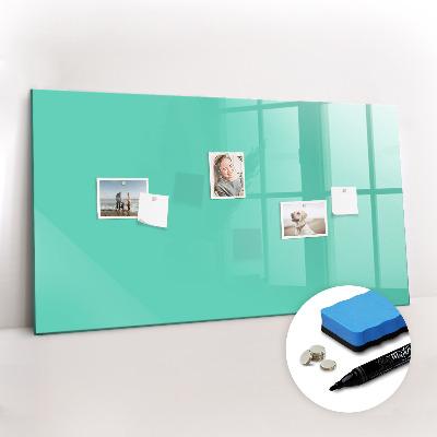 Beschreibbare magnettafel Türkise Farbe