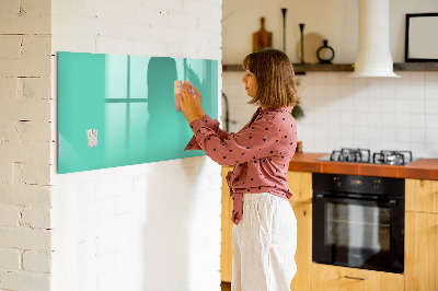 Beschreibbare magnettafel Türkise Farbe