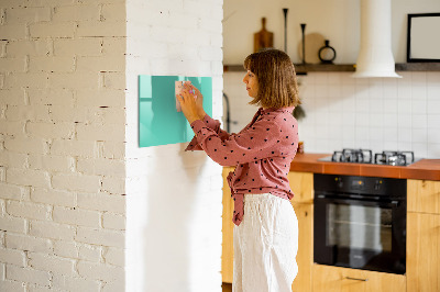 Beschreibbare magnettafel Türkise Farbe