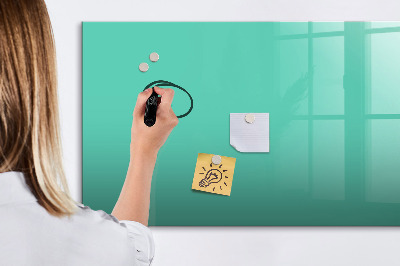 Beschreibbare magnettafel Türkise Farbe