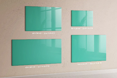 Beschreibbare magnettafel Türkise Farbe