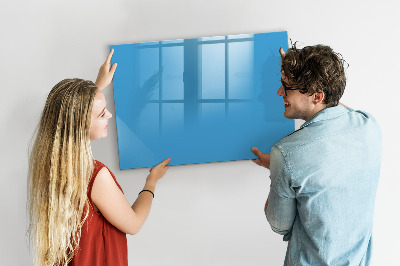 Beschreibbare magnettafel küche Farbe blau