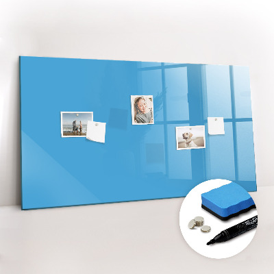 Beschreibbare magnettafel küche Farbe blau