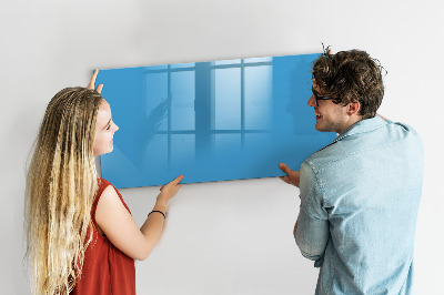 Beschreibbare magnettafel küche Farbe blau