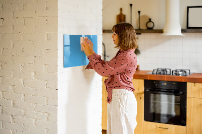 Beschreibbare magnettafel küche Farbe blau