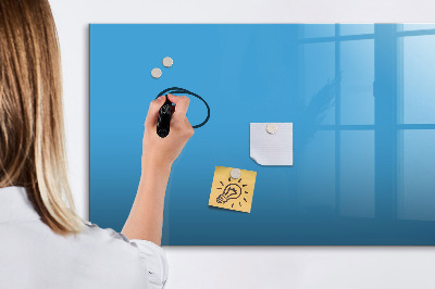 Beschreibbare magnettafel küche Farbe blau