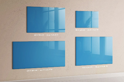 Beschreibbare magnettafel küche Farbe blau