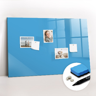 Beschreibbare magnettafel küche Farbe blau