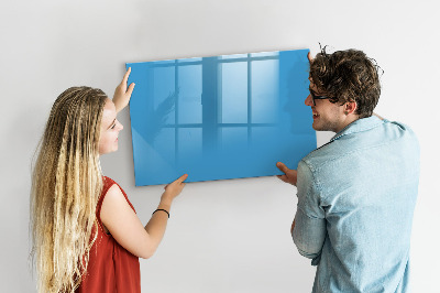 Beschreibbare magnettafel küche Farbe blau