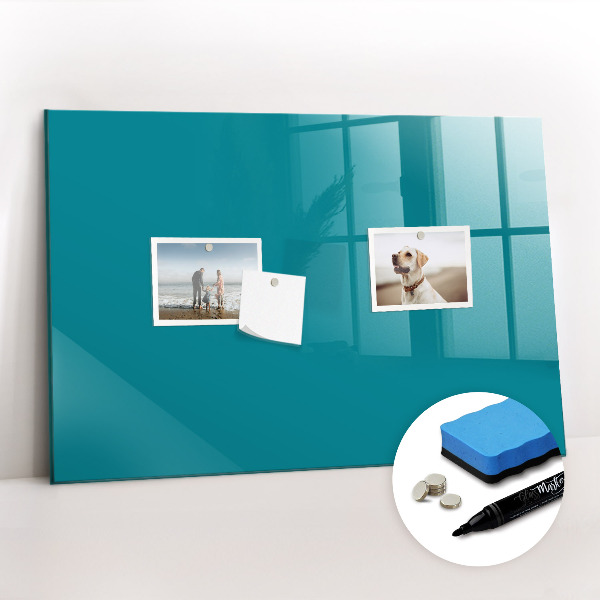 Beschreibbare magnettafel Meeresfarbe