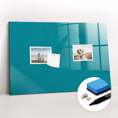 Beschreibbare magnettafel Meeresfarbe